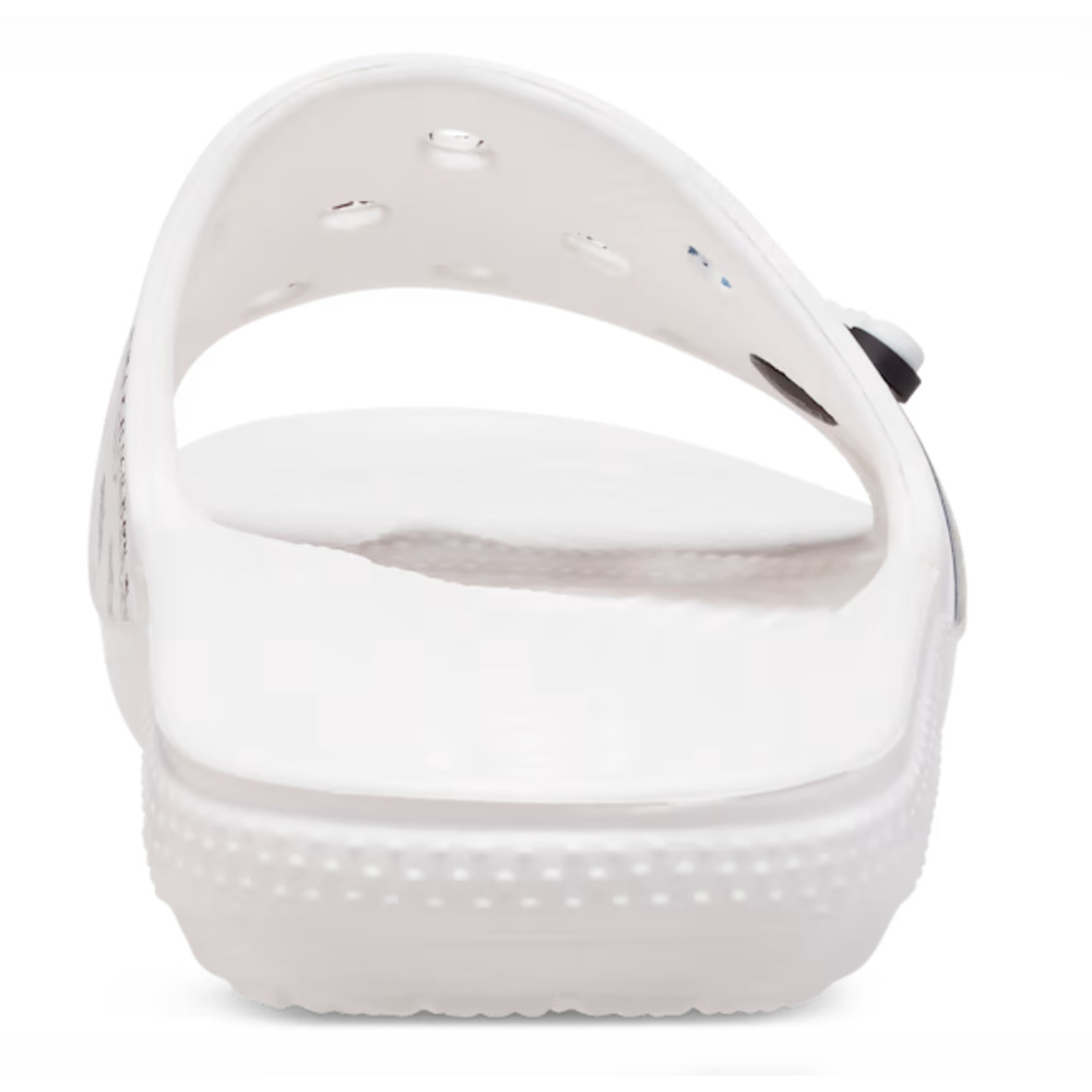 Classic Crocs BANDANA Slides w/ Jibbitz Flip Flops |  Mens 11, NEW! - Picture 4 of 6